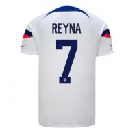 forente stater Giovanni Reyna #7 Hjemmedrakt VM 2022 Kortermet